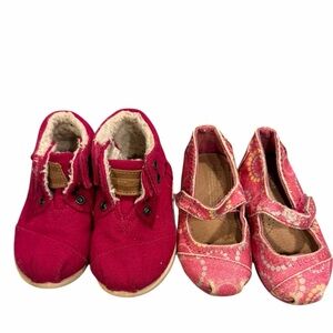 Tom’s Toddler Girls Shoes‎ Lot of 2 Size 5